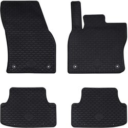vidaXL Avto preproga 4 pcs Črna Sedež ATECA , Škoda KAROQ TPE, (5000151727) Cene