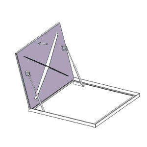  Hidraulični poklopac šahte AL 800 x 800 mm 12644 Cene