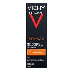 Vichy Homme Hydra-Mag C hidratantna njega protiv znakova umora za lice i područje oko očiju 50 ml Cene