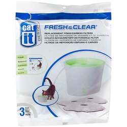 Catit Design Fresh & Clear vodni napajalnik, 2 l - Dodatno: Nadomestni filter (3 kosi) Cene