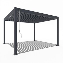 Gardenson Pergola Superior, Antracit, 3,6x4m Cene
