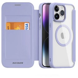 Dux ducis Skin X Pro - Folio Case compatible with MagSafe for Apple iPhone 15 Pro purple Cene