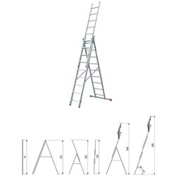 Nexsas merdevine VHR 3x9 Cene