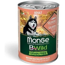 petcorner monge bwild hrana za pse, losos, adult, 400G Cene