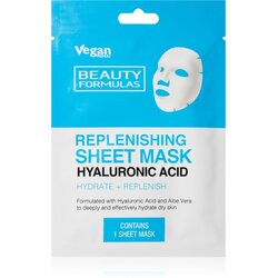 Beauty Formulas Hyaluronic Acid hranilna tekstilna maska 1 kos Cene