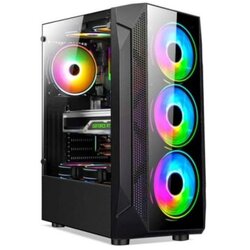 Ubit Gaming Case SKGCTZIX + 4 RGB FANS Cene