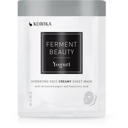 KORIKA FermentBeauty Hydrating Face Sheet Mask with Fermented Yogurt and Hyaluronic Acid vlažilna maska iz platna s fermentiranim jogurtom in hialuron Cene