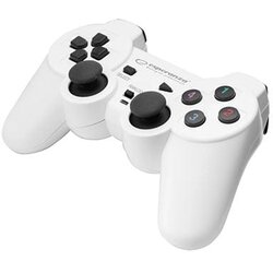 ESPERANZA SP.J. POTEREK Game Pad ESPERANZA WARRIOR, vibration, PC, USB, black/white, EGG102W Cene