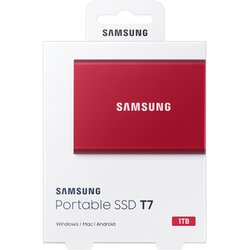 Samsung Portable T7 1TB crveni eksterni SSD MU-PC1T0R Cene
