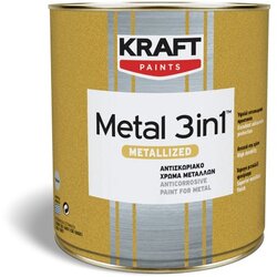 Kraft metal met. mat sreb. 0.75l boja za metal Cene