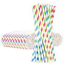 GSG24 BIO ekološke papirnate slamice PAPIRNATE SLAMICE 6/205mm - mix 500 kom., (21384093) Cene