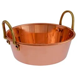ich-zapfe Lonček za marmelado iz bakra in medenine, premer 16 cm - optimalna toplotna prevodnost, (5000137306) Cene