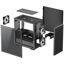 DeepCool Matrexx 40 3FS Mini Tower kućište sa providnom stranicom bez napajanja DP-MATX-MATREXX40-3FS Cene