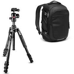 Manfrotto Tripod SET MKBFRLA4BK-BDL Befree adv alu with adv Backpack Cene