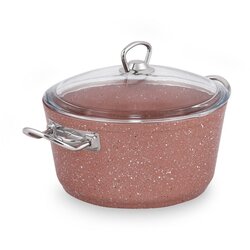 Güral Porselen Roza aluminijast lonec s pokrovom Güral Porselen Classic, ø 22 cm Cene