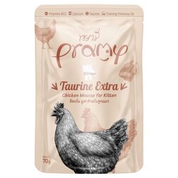 Pramy Cat Taurine Extra mousse od piletine za mačiće 70 g Cene