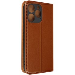 AVIZAR Ovitek za iPhone 14 Pro Max iz pravega usnja, prostor za shranjevanje kartic - rjav, (20670475) Cene