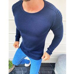 DStreet Tamnoplavi muški pulover WX1607 plavi | lagani plovak Cene