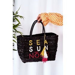 Kesi Knitted beach bag NOBO XK0410 black Cijene