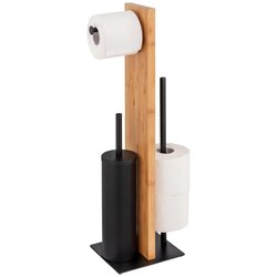 Wenko 25376100 - Set za WC LESINA 18x69 cm braon/crna Cene