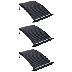 vidaXL Zakrivljeni solarni paneli za grijanje bazena 3 kom 110 x 65 cm Cijene