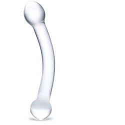 Gläs Stekleni dildo Curved G-spot Cene