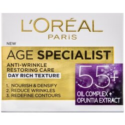 L´Oréal Paris paris dnevna nega za obnavljanje kože age specialist anti-wrinkle 55+ 50ml Cene