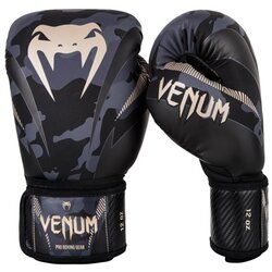 Venum Impact Boxing Gloves, Dark Camo/Sand - 14 oz, (20687296) Cene