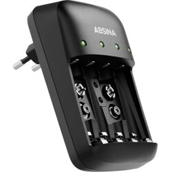 Absina X4 utični punjač nikalj-metal-hidridni, nikalj-kadmijev micro (AAA), mignon (AA), 9 V block Cene