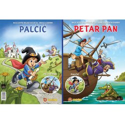 Bambbino Dupla slikovnica - Petar Pan + Palčić Cene