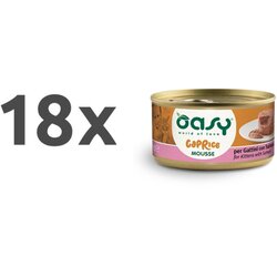 Oasy Caprice Mousse Kitten losos, mousse v konzervi - 85 g 18 x 85 g Cene