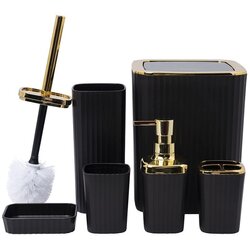 LIAO Set za kupatilo H130505 6 delova sa zlatnim detaljima Cene