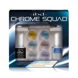  Set gliter puder za UV gel lak IBD Chrome Squad 9 u 1 – Chrome Effect (Outlet) Cijene