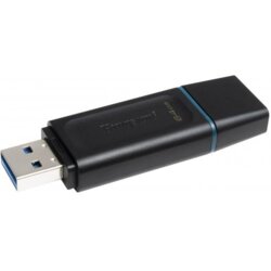 Kingston Technology DataTraveler Exodia USB izbrisljiv pomnilniški pogon 64 GB USB Tip-A 3.2 Gen 1 (3.1 Gen 1) Črna, Tirkizna Cene