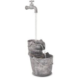 vidaXL Fontana sa Slavinom i Kanticama od Poliesterske Smole Cijene