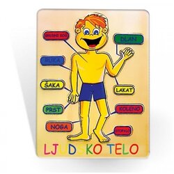 Viga ljudsko telo drvena umetaljka Cene