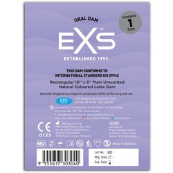 EXS Oral Dam Natural 1 pc Cene