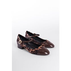 Capone Outfitters Low Heeled Strappy Leopard Women's Shoes Cijene