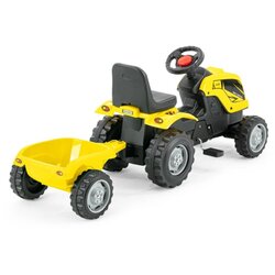 Traktor na pedale mmx sa prikolicom - žuti, model 956 Cene