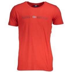SCUOLA NAUTICA ITALIANA NORWAY 1963 MEN'S SHORT SLEEVE T-SHIRT RED Cene