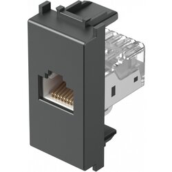 TEM Vtičnica CAT5e KS RJ45 8/8 1M (vgradna, antracit) Cene