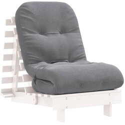 Maison Chic futon - futonski ležalnik z ležiščem bela 60x206x11 cm trdna borovina, (21729486) Cene