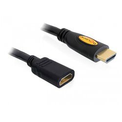 Delock hdmi-hdmi podaljšek z mrežno povezavo 3m črn 83081 Cene