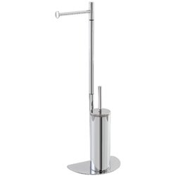 Feridras DRŽAČ TOLETNOG PAPIRA I WC ČETKE 76 cm, KROMIRANI ČELIK Cene
