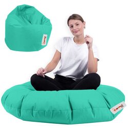 Atelier Del Sofa Vreća za sjedenje, Iyzi 100 Cushion Pouf - Turquoise Cijene