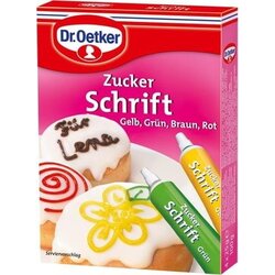 Dr. Oetker Sladkorno pisalo - 4 barve Cene