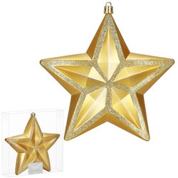 Zlatna božićna zvijezda od 15 cm Cene