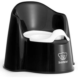 BABYBJORN kahlica Potty Chair Black/White Cene