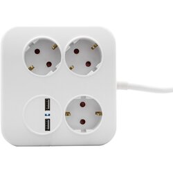 REV RITTER razdelilec rev powerquad (3 vtičnice, 1,4 m, 3500 w, dva usb) Cene