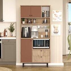 Hanah home Komoda RE4-SK, 88x180x35,5 cm, Smeđa Cijene